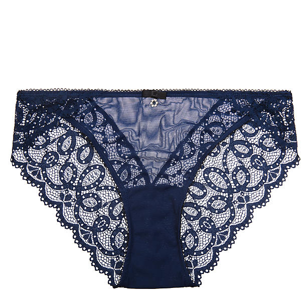 Montelle Keyhole Fantasy Bikini Brief in blue