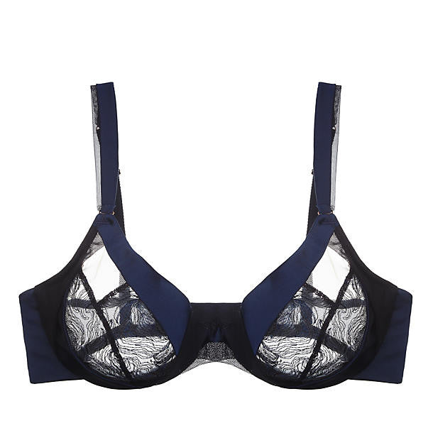 Myla Night Mist Non Padded Plunge in black