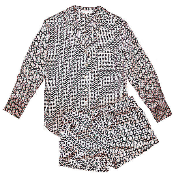 Olivia von Halle Alba Zahra Pajama Set in pink