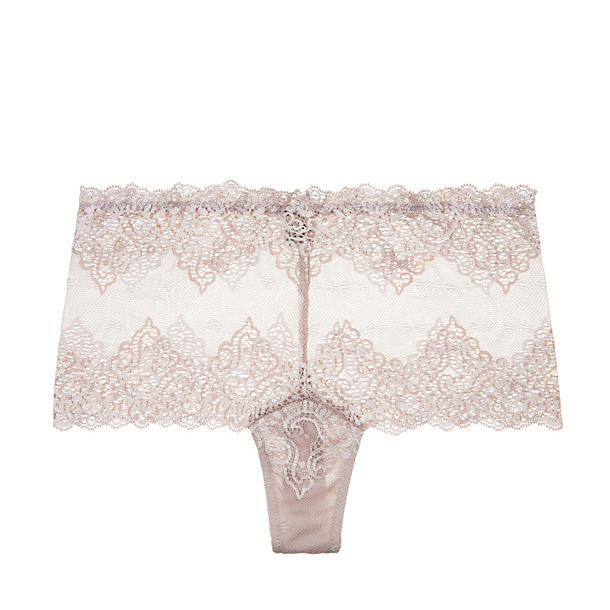 Only Hearts So Fine with Lace Cheeky Brief in beige