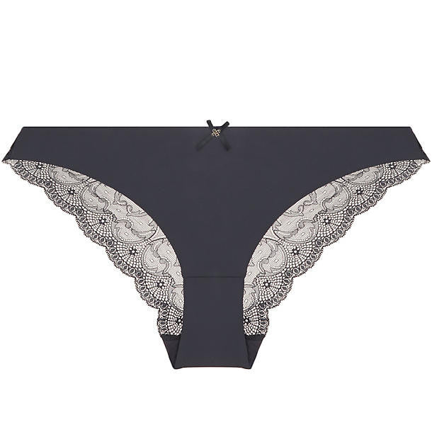 Panache Lingerie Black Ardour Brazilian Brief in gray