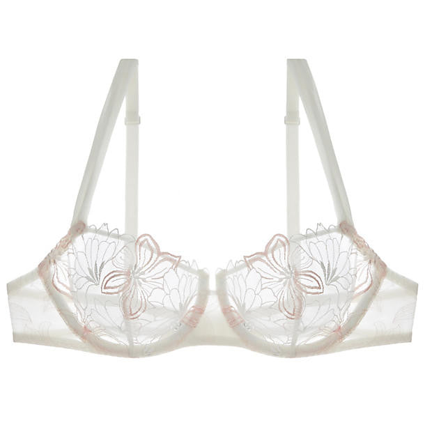 Simone Perele Boheme Demi Cup Bra in white