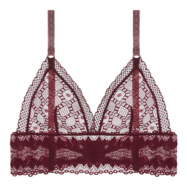 Stella McCartney Jasmine Inspiring Soft Cup Bra in red