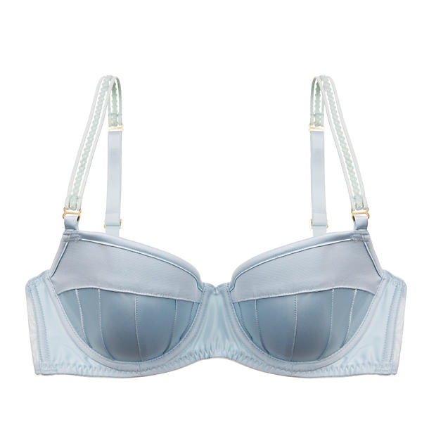 Stella McCartney Cherie Sneezing Balconette Bra in blue