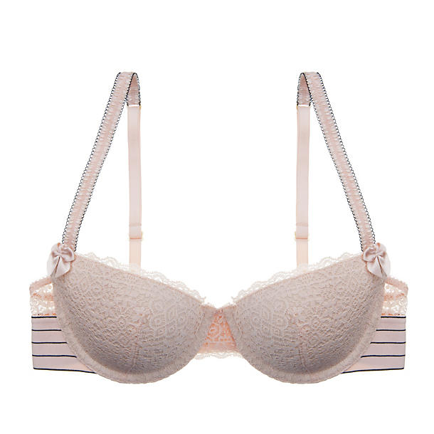 Stella McCartney Millie Drawing Contour Balconette Bra in pink
