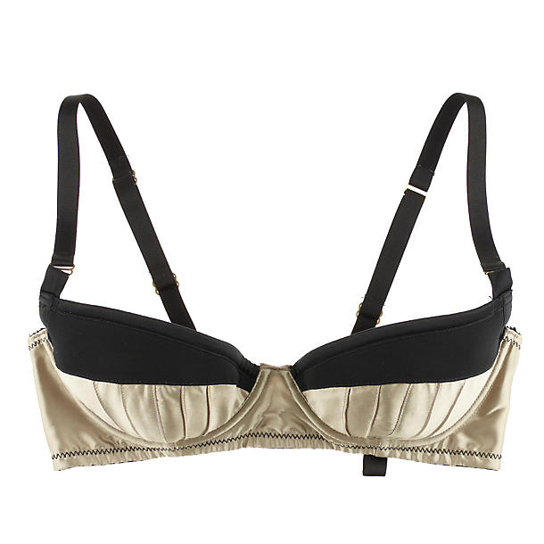 Stella McCartney Cherie Sneezing Balconette Bra in metallic