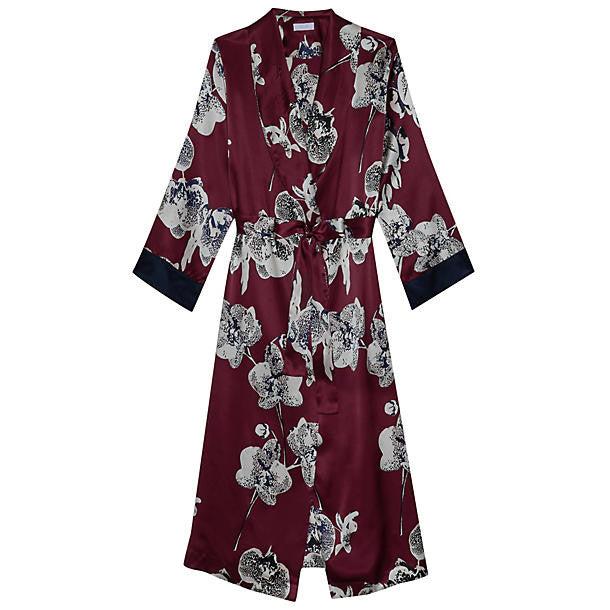 Yolke Queen Orchid Dressing Gown in purple