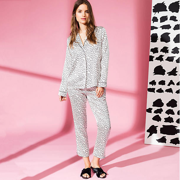 Yolke Leopard Shirt in white