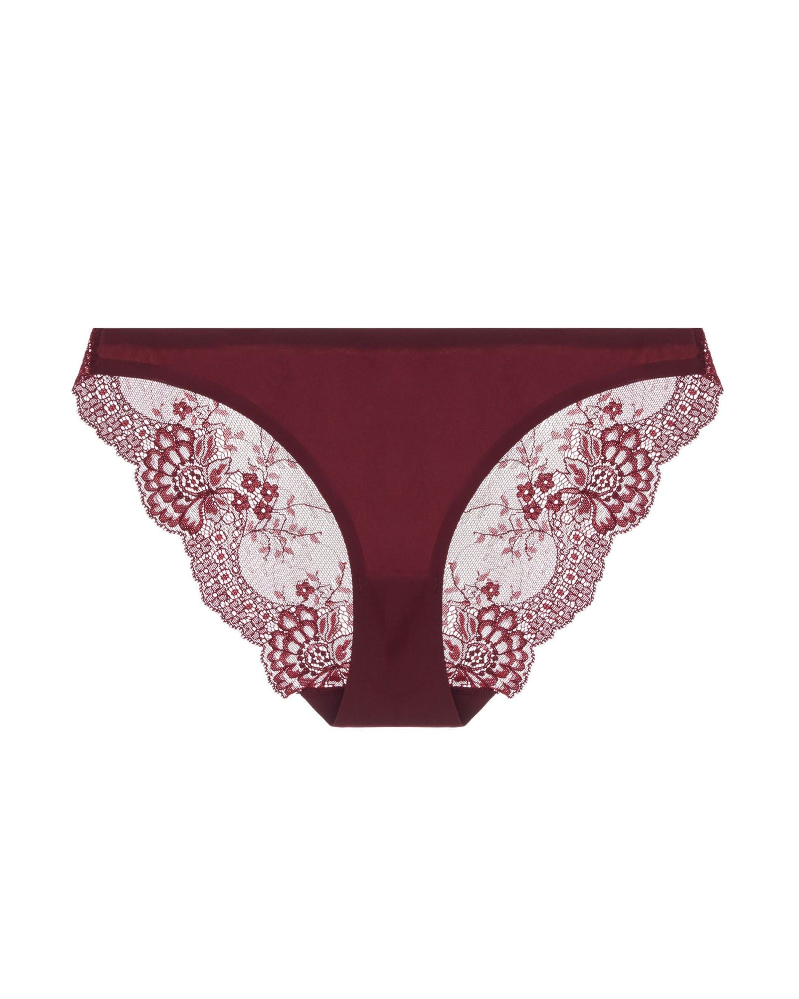 Stella McCartney Stella Smooth & Lace Bikini in red