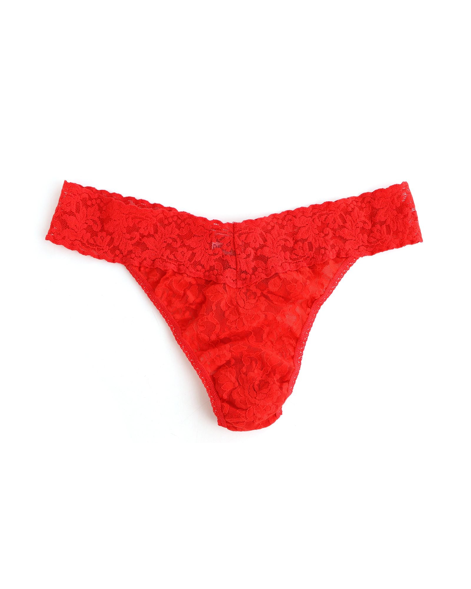 Hanky Panky Signature Lace Original Rise Thong in red