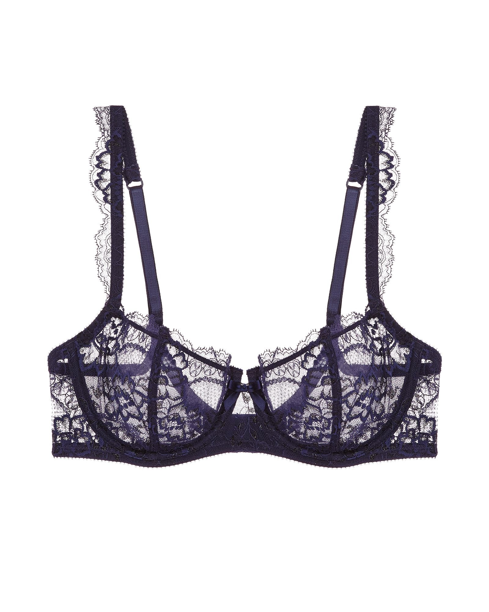 Journelle Isabel Balconette Bra in blue