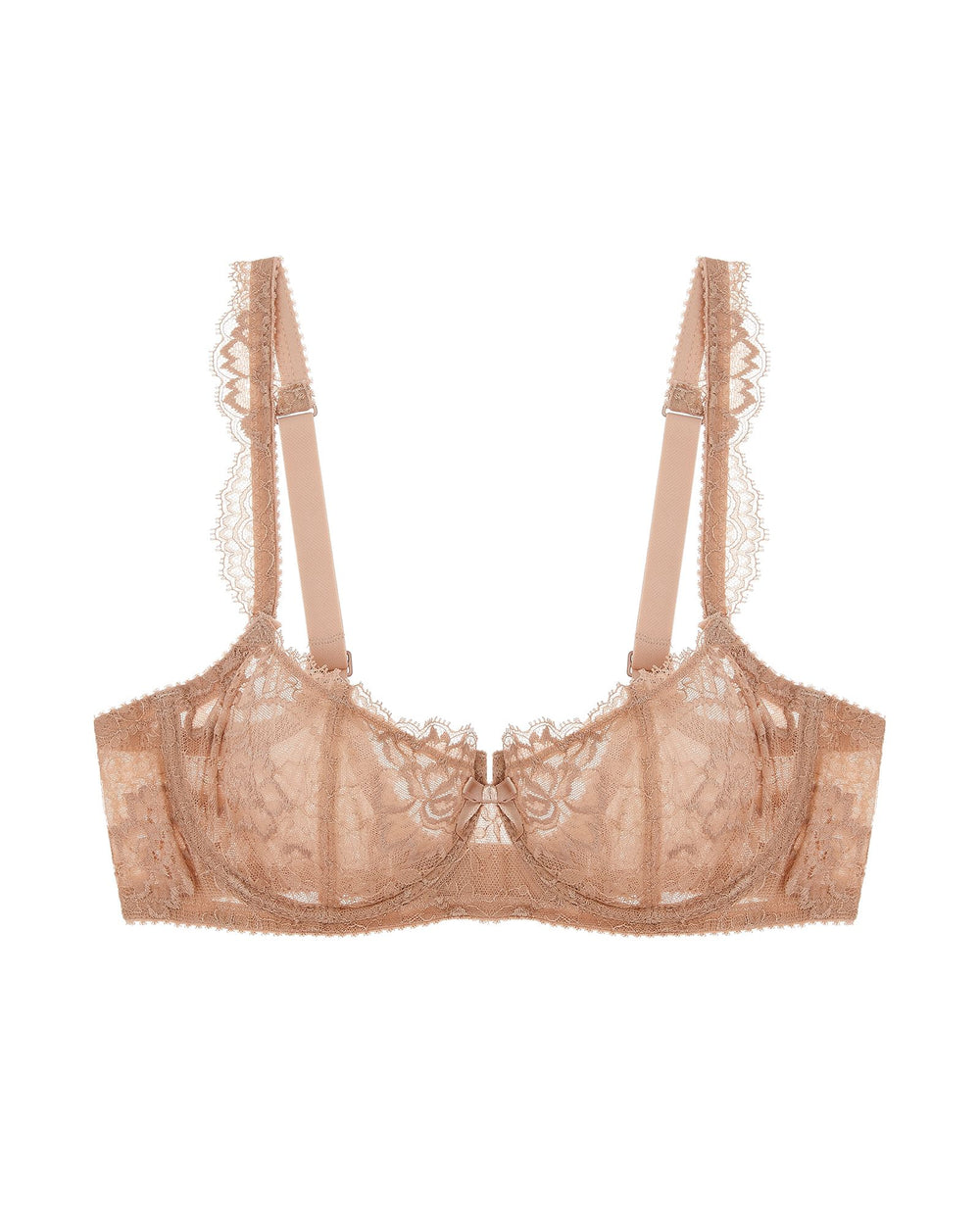 Journelle Isabel Balconette Bra in beige
