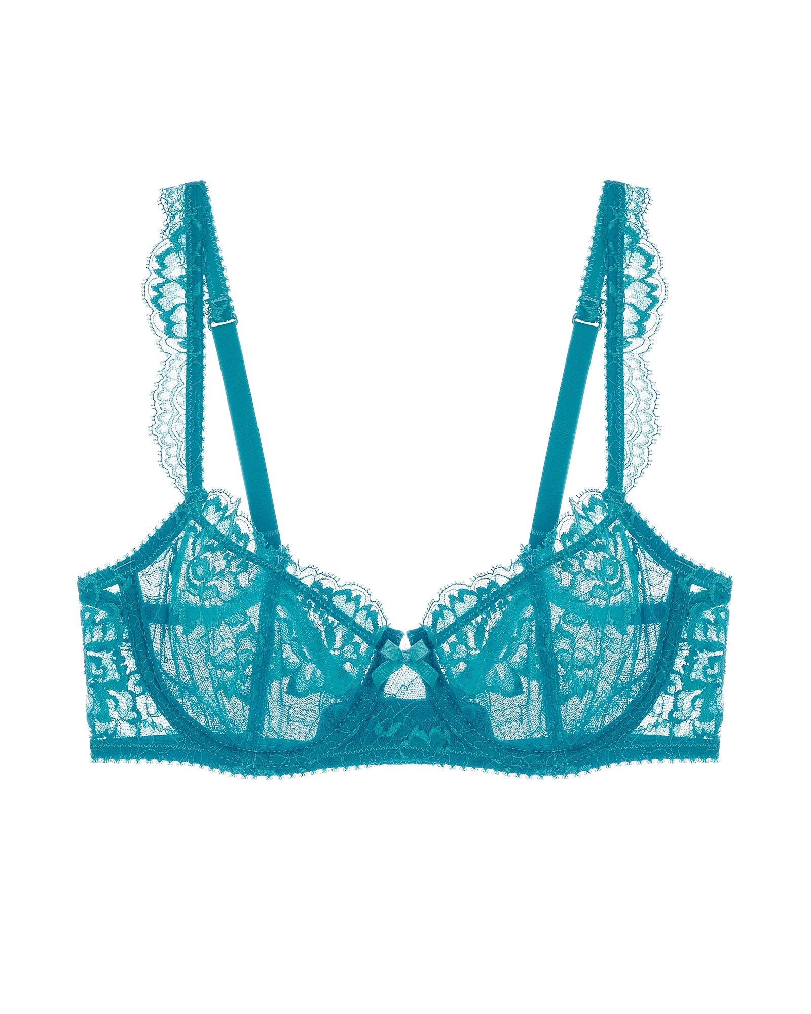 Journelle Isabel Balconette Bra in green