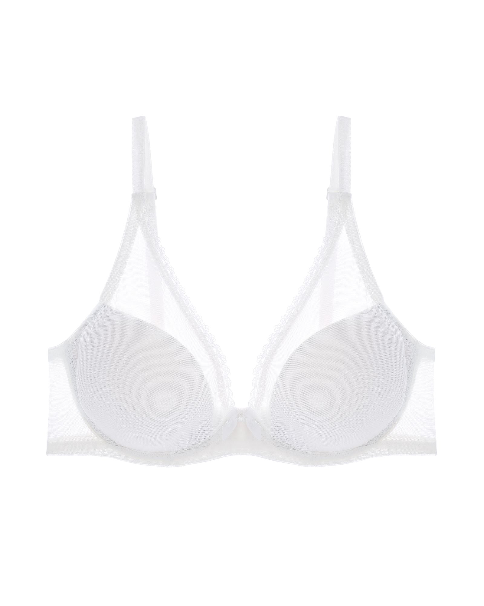 Journelle Victoire Plunge Bra in white