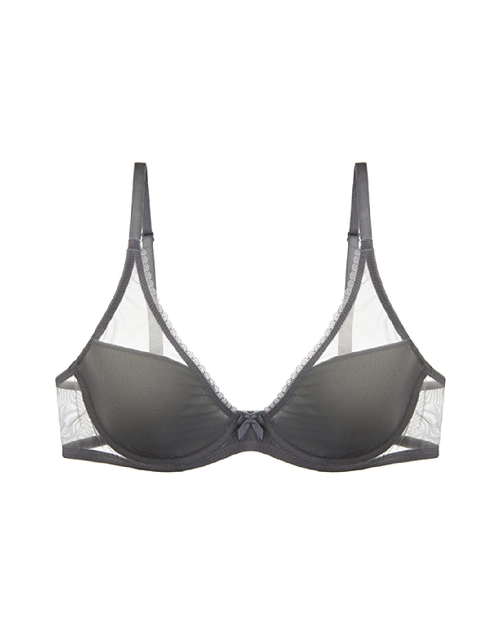 Journelle Victoire Plunge Bra in gray
