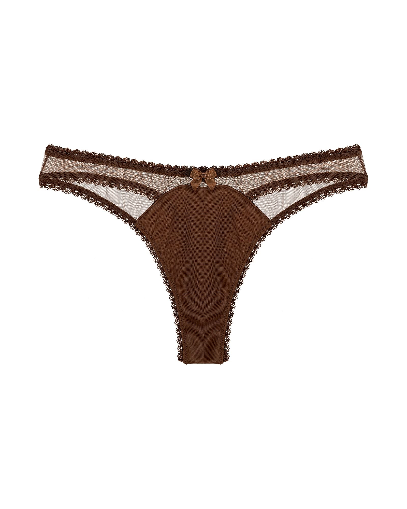 Journelle Victoire Thong in brown