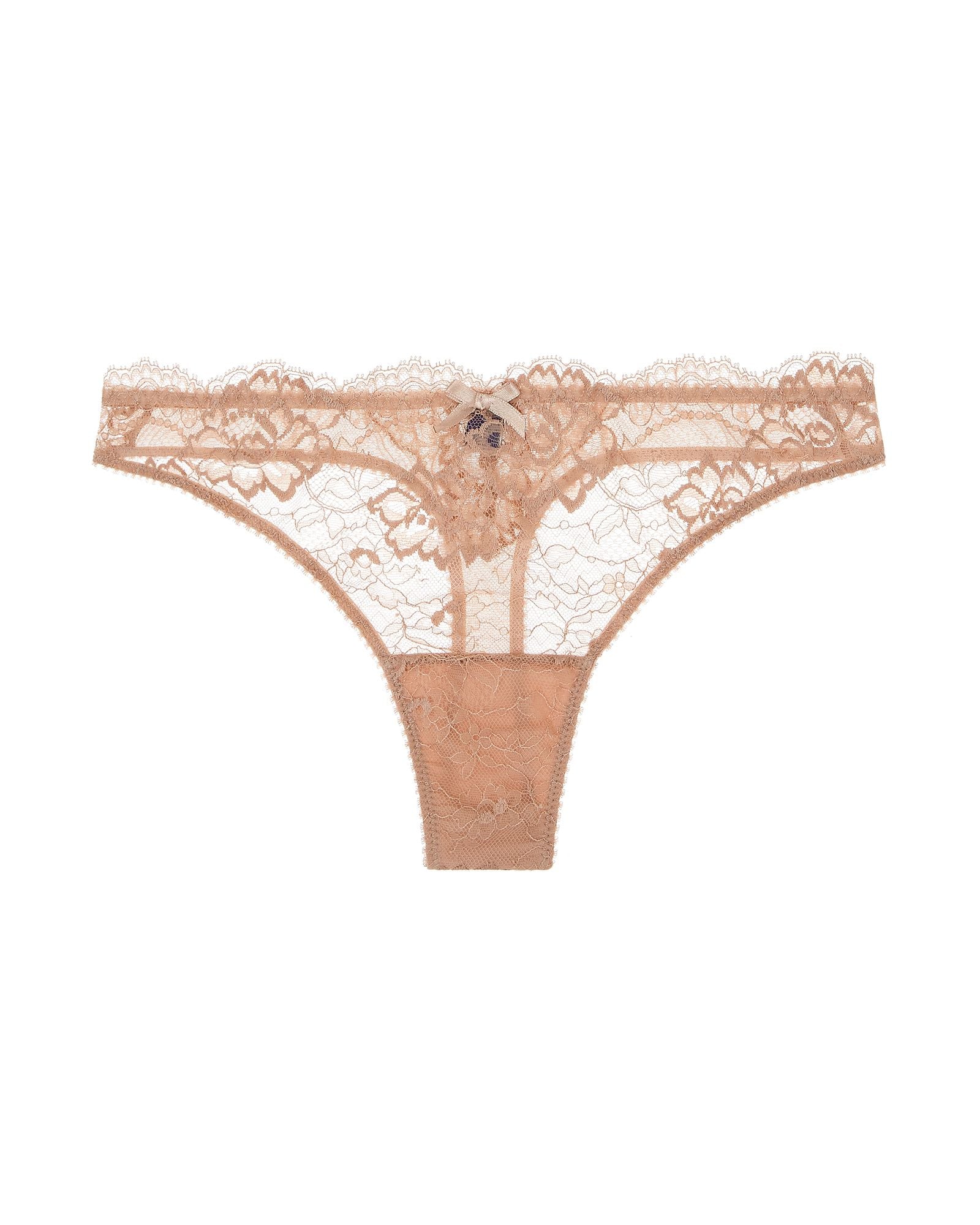 Journelle Isabel Thong in beige