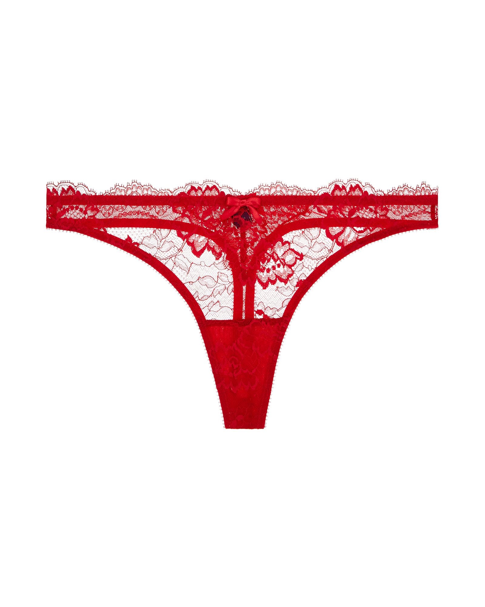 Journelle Isabel Thong in red