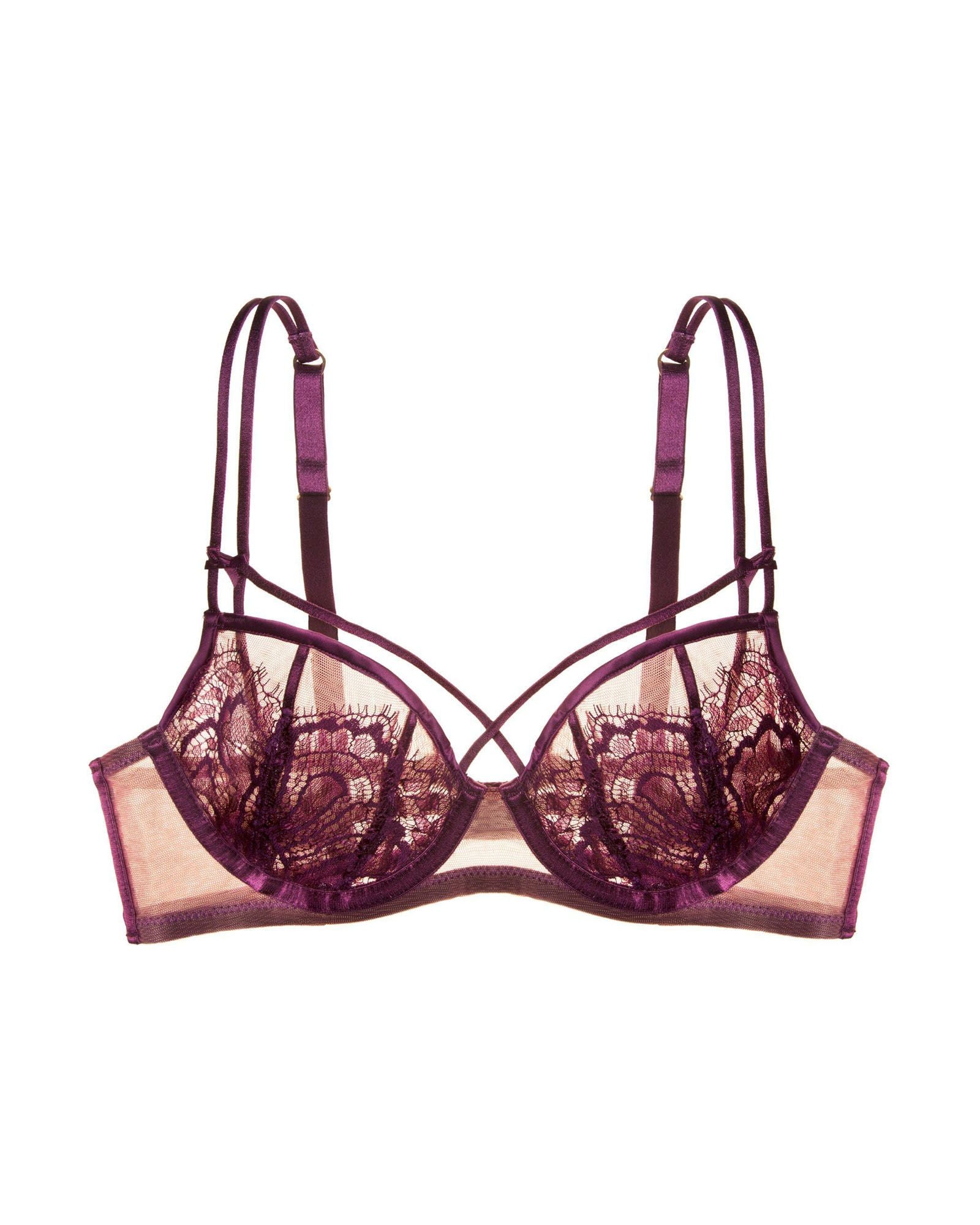 Dita Von Teese Maestra Non Padded Underwire Bra in purple