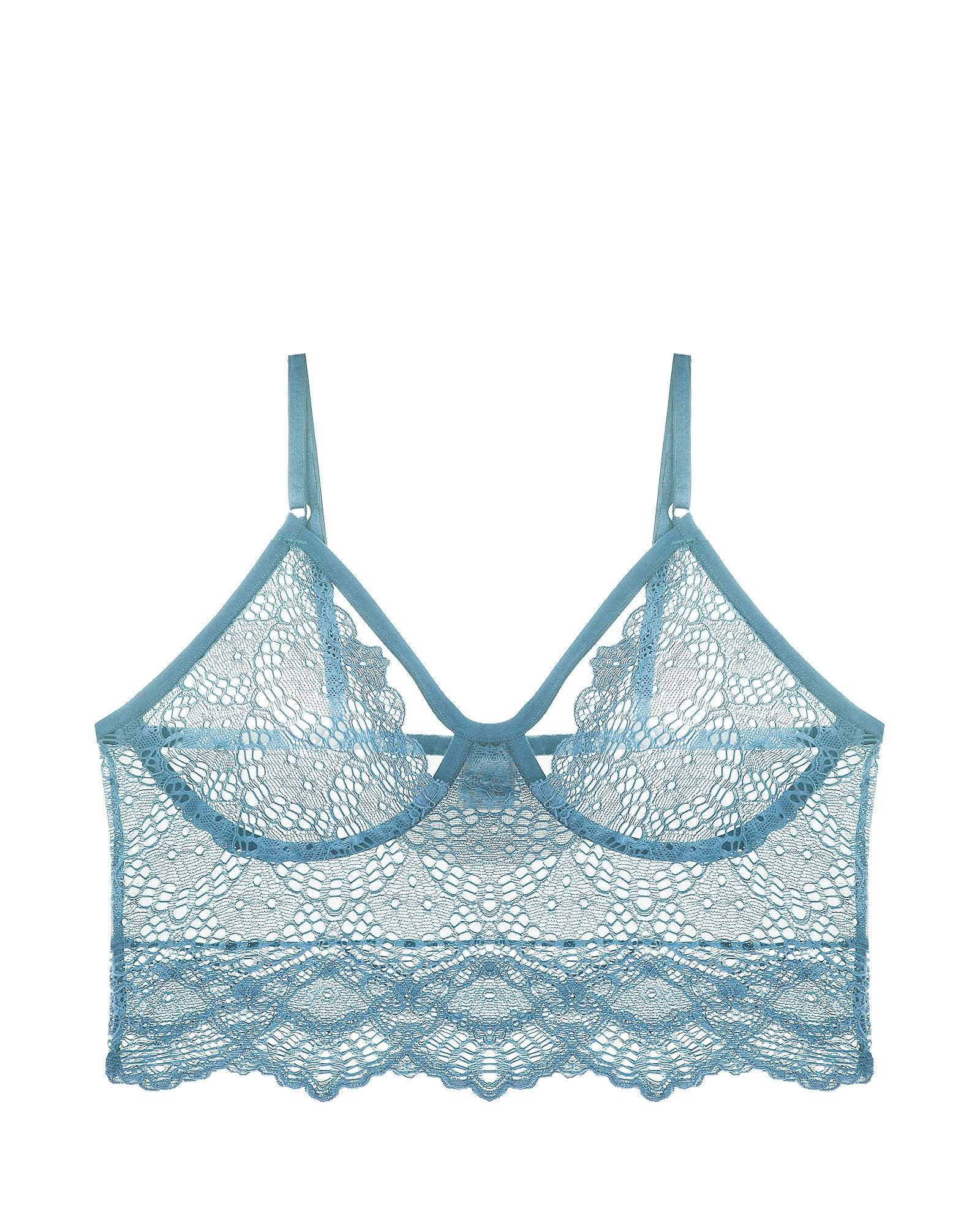 Only Hearts Whisper Sweet Nothings Cropped Cami in blue