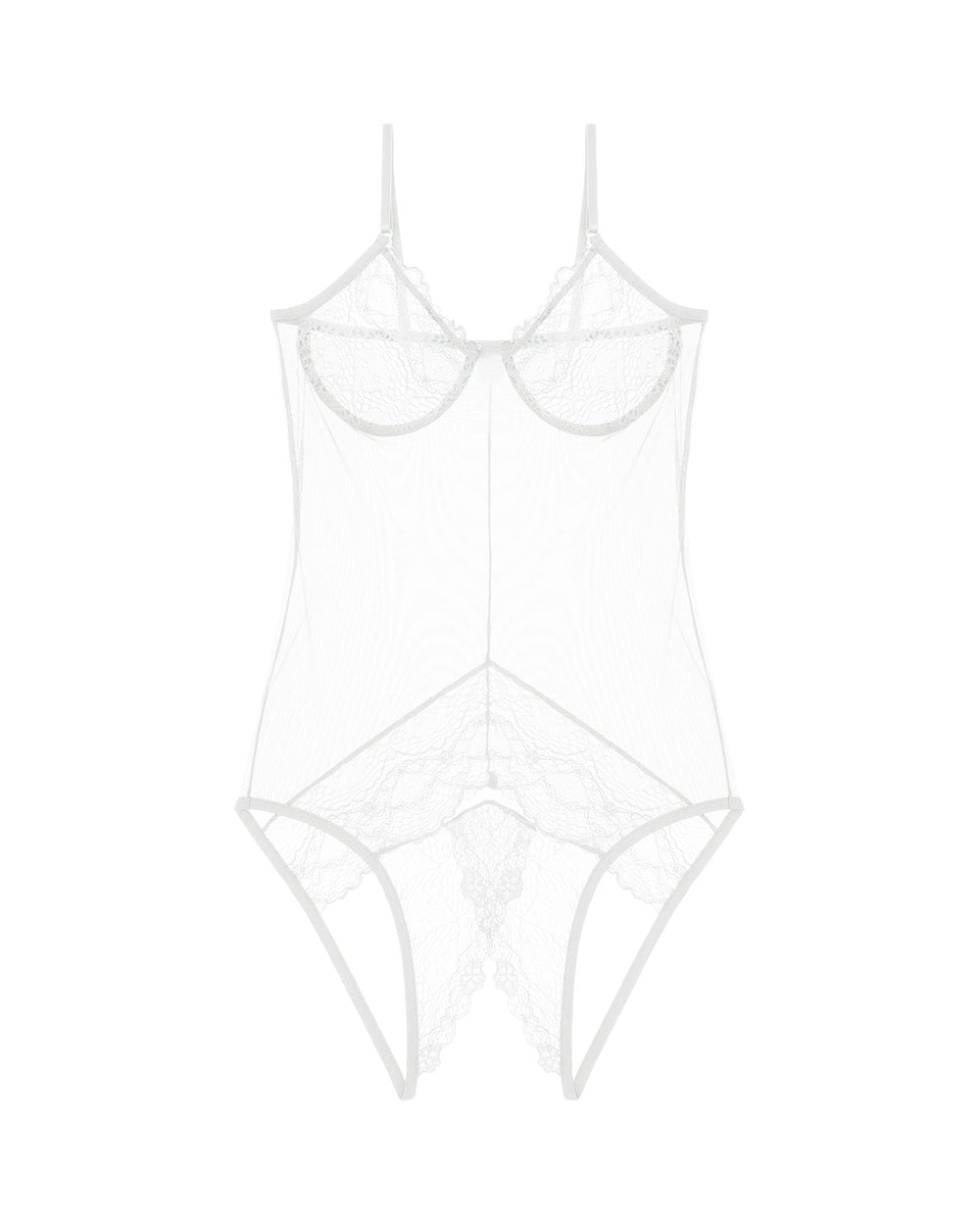 Only Hearts Whisper Sweet Nothings Coucou Bodysuit in white