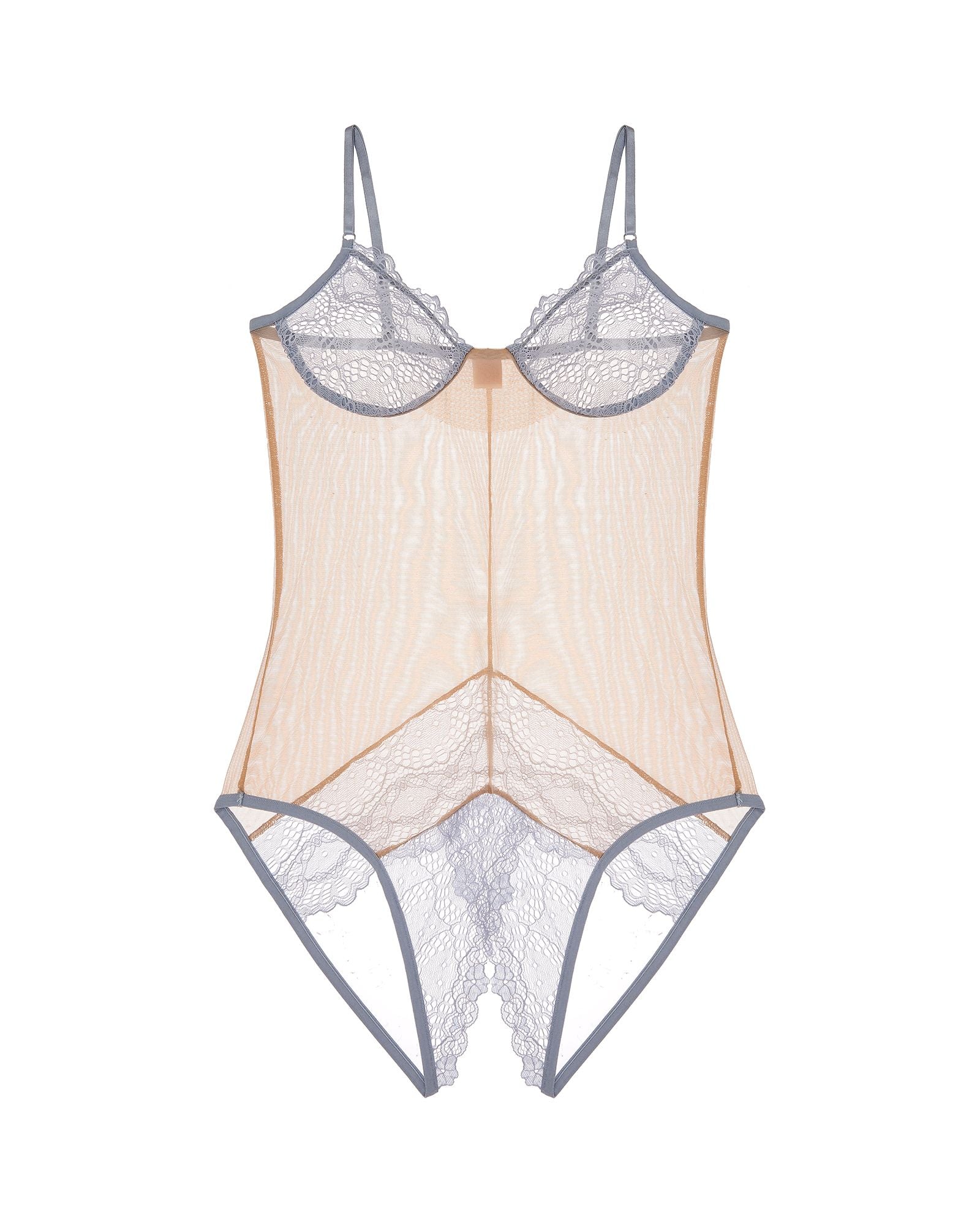 Only Hearts Whisper Sweet Nothings Coucou Bodysuit in blue