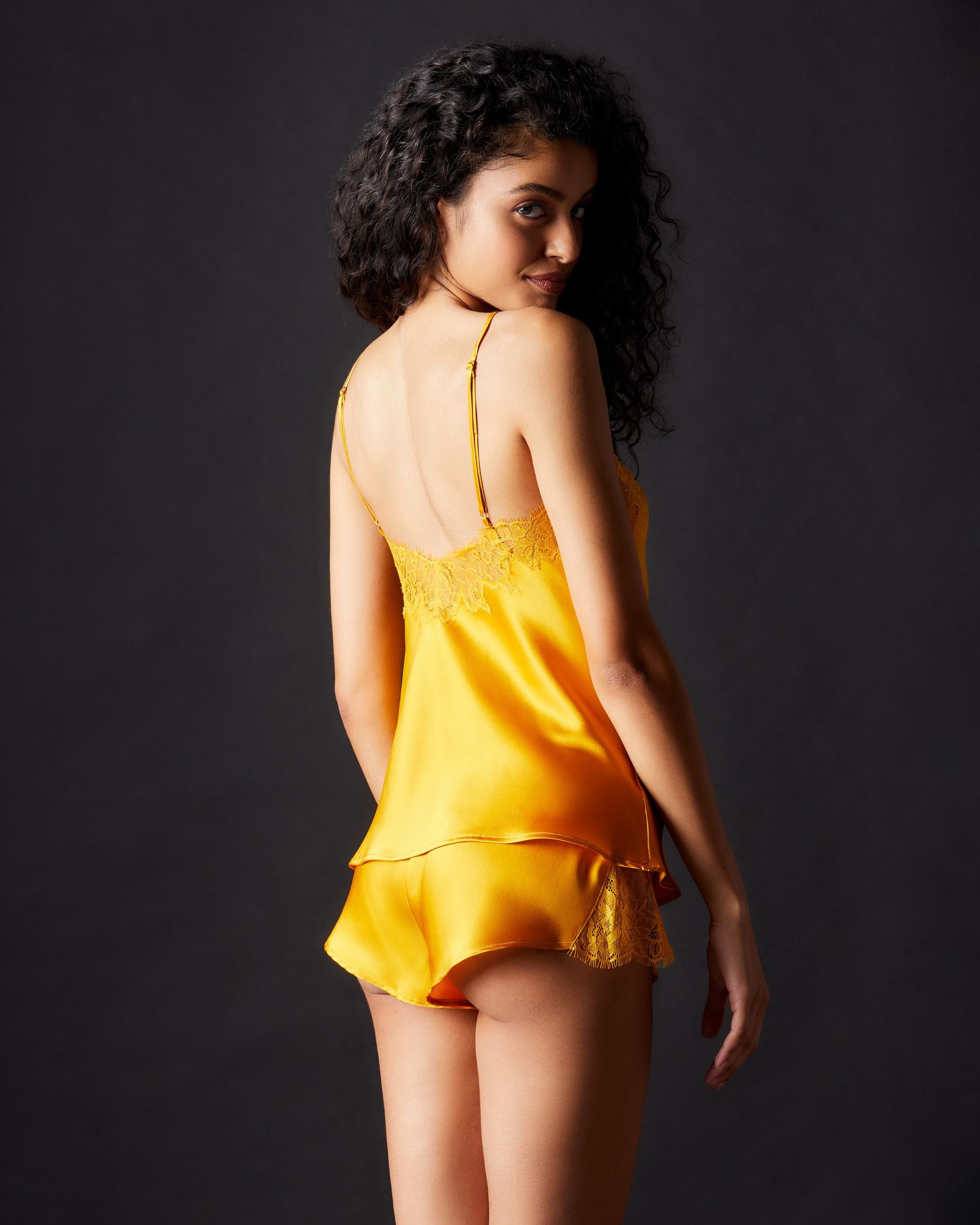Journelle Charlotte Camisole in yellow