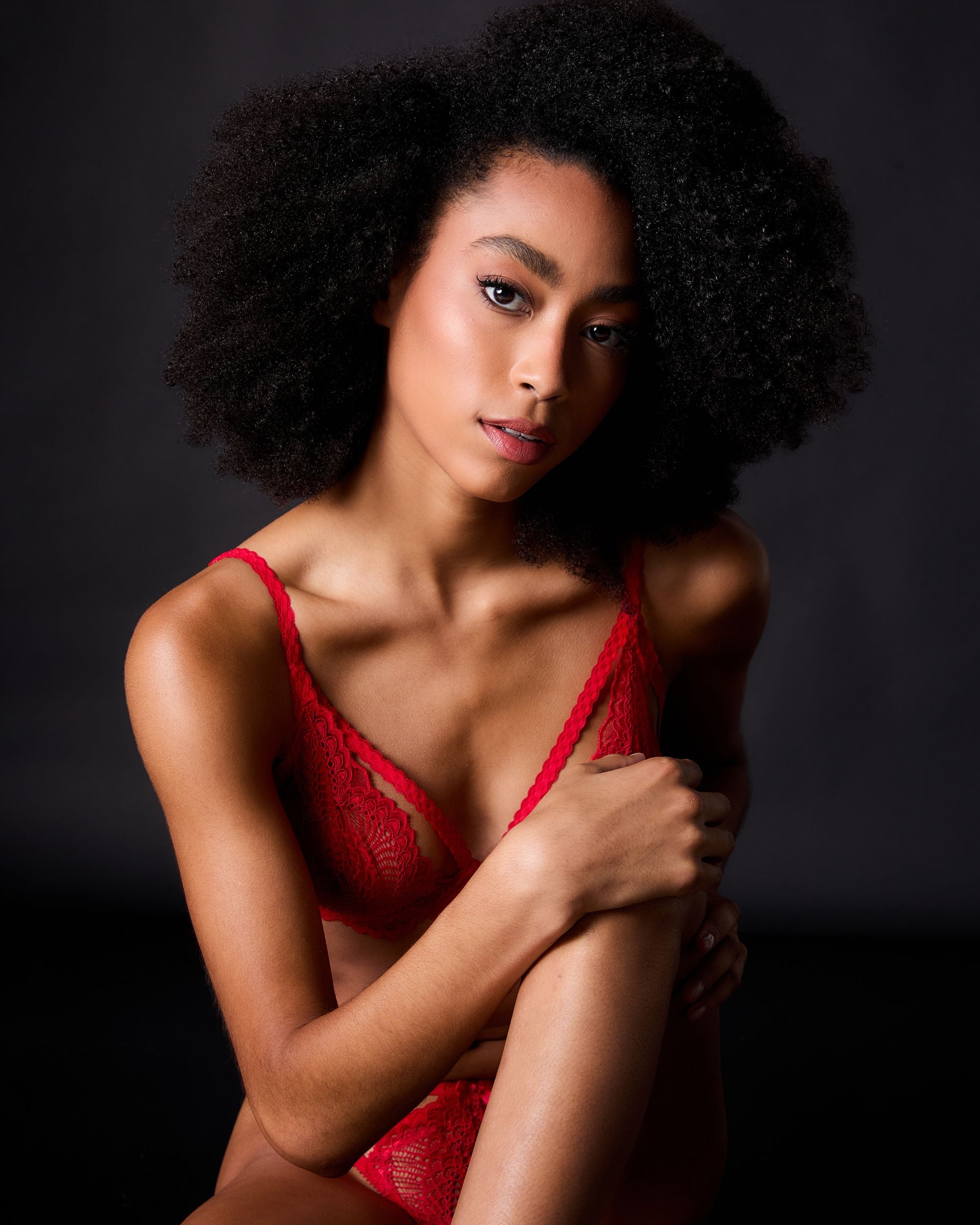 Journelle Natalia Underwire Bra in red