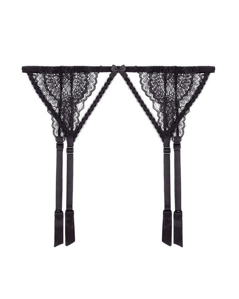 tvrtyle garter belt Verified Supplier Simple Black Garter Belt Spandex Material, Stretchy Fit main image 0