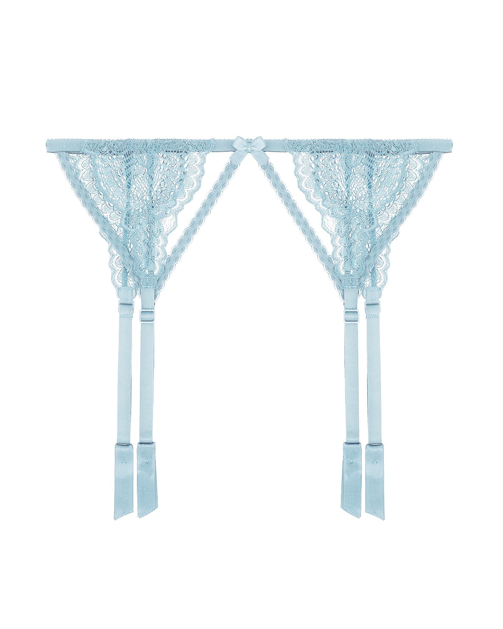 Journelle Natalia Suspender Belt in blue