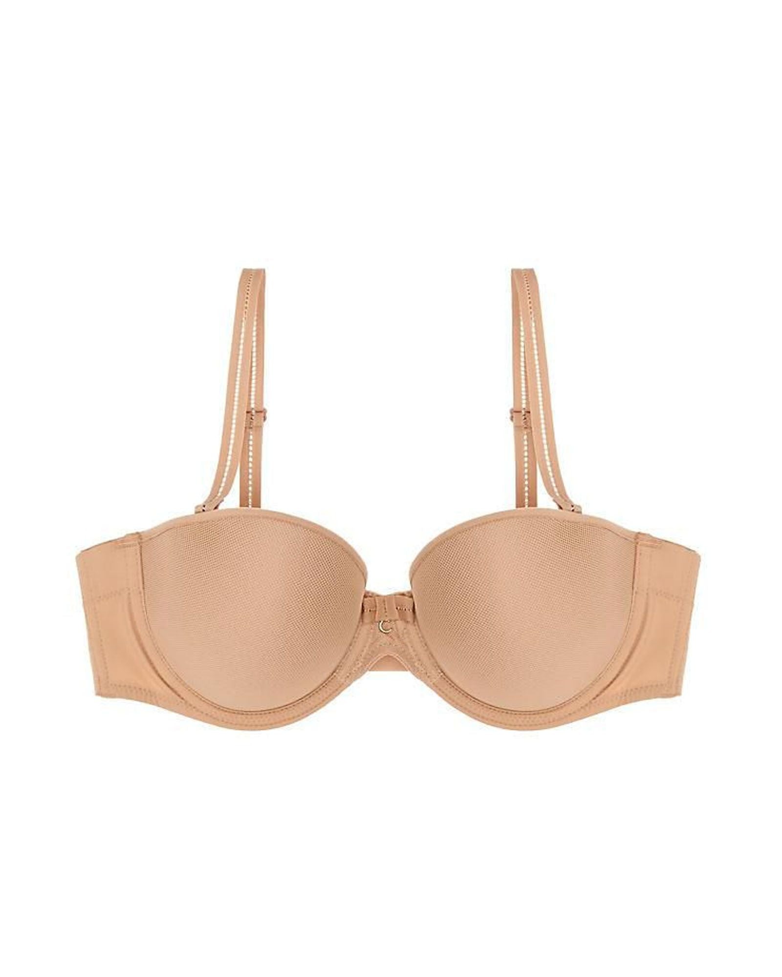 Chantelle Vous Et Moi Strapless Bra in beige