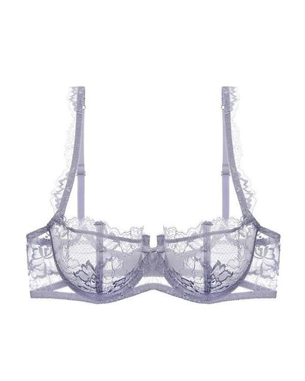 Journelle Isabel Balconette Bra in purple