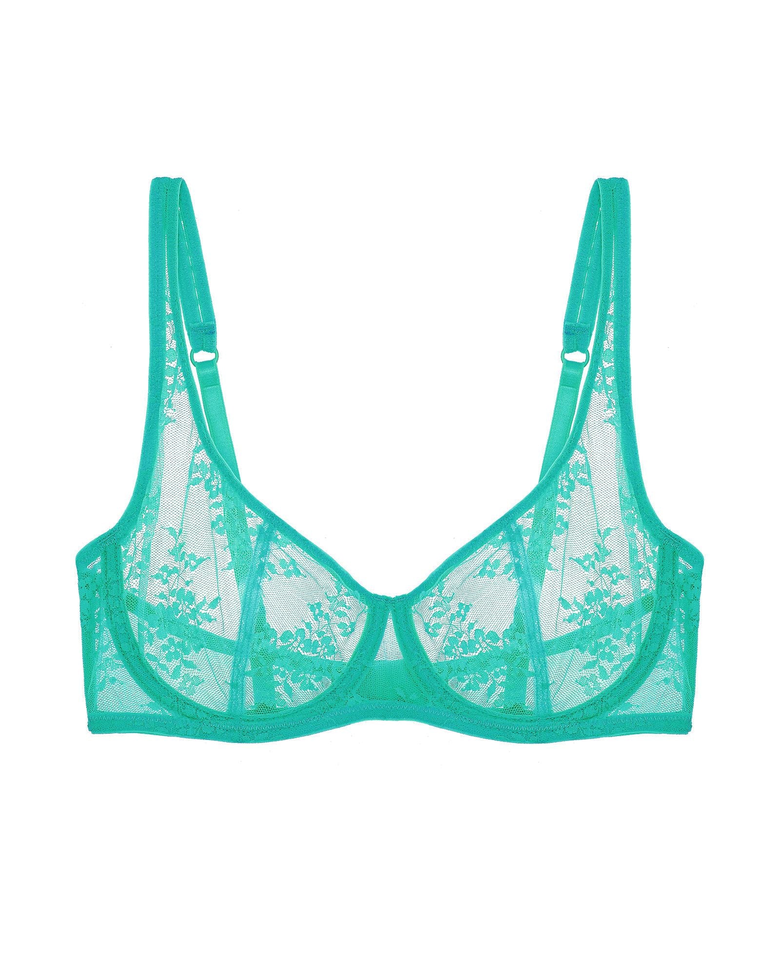 Journelle Romy Demi Bra in green
