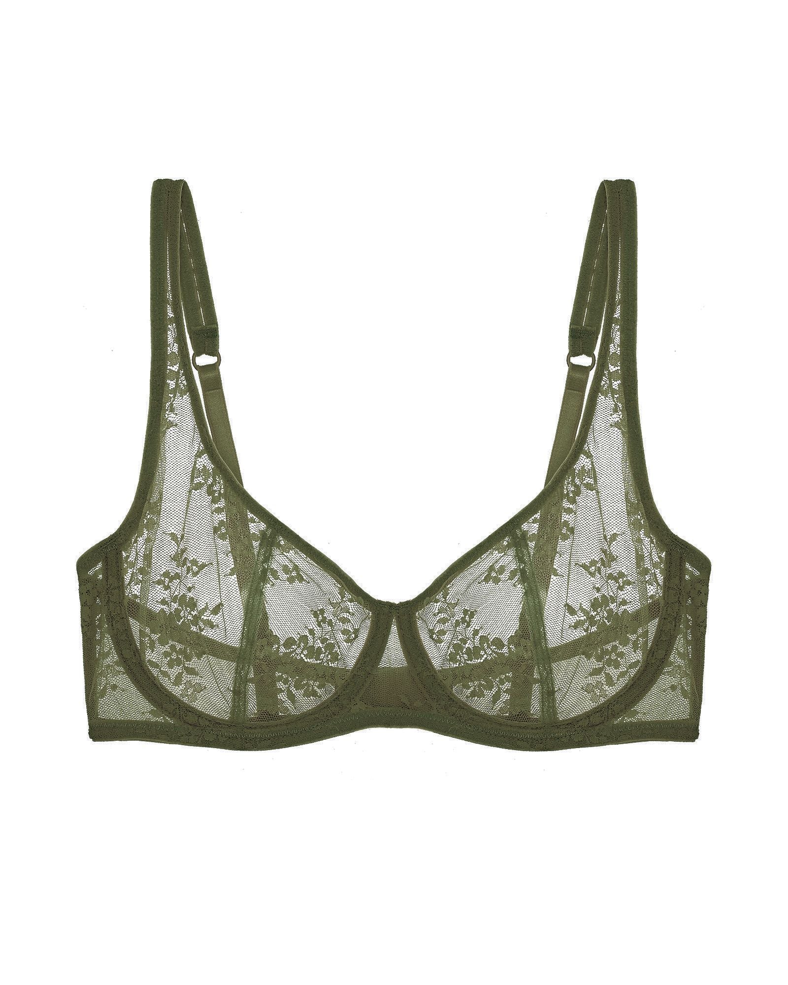 Journelle Romy Demi Bra in green