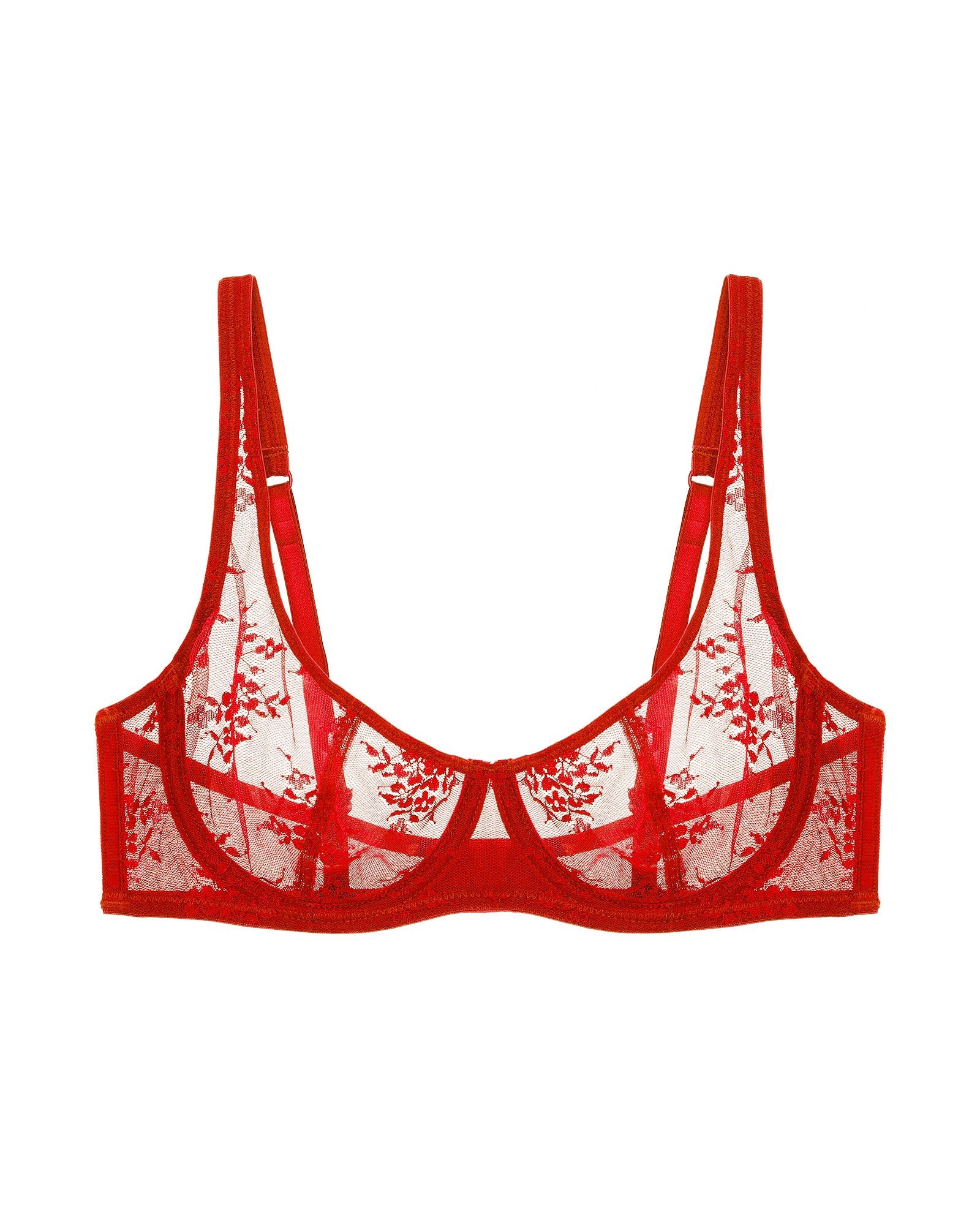Journelle Romy Demi Bra in red