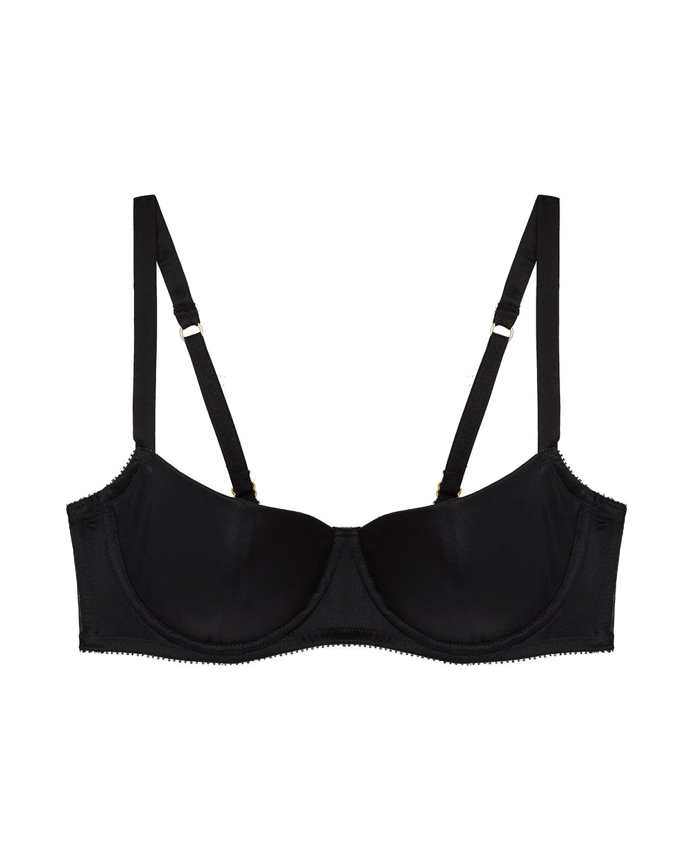 Journelle Iris Low Balconette Bra in black