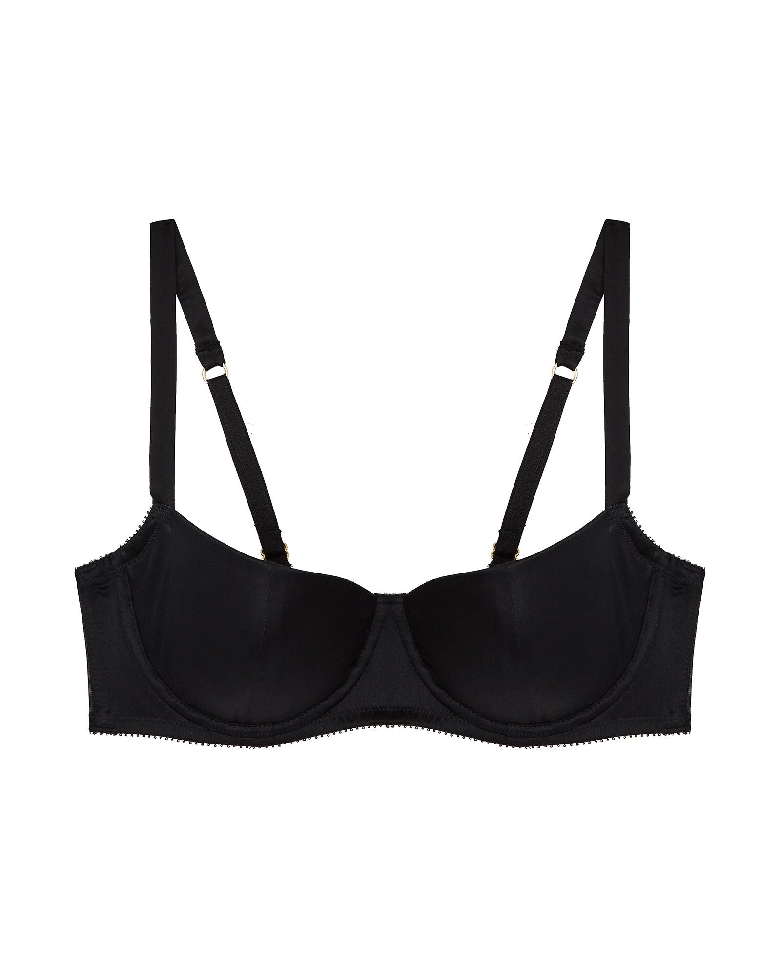 Journelle Iris Low Balconette Bra in black