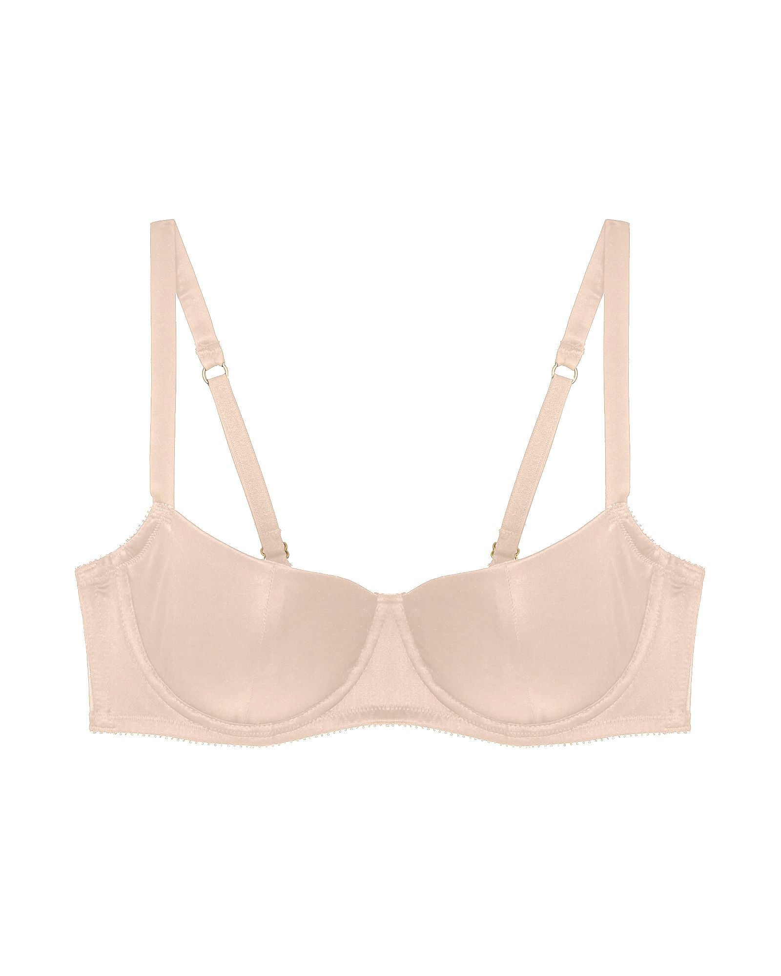 Pink Low Balconette Bra - Iris | Journelle