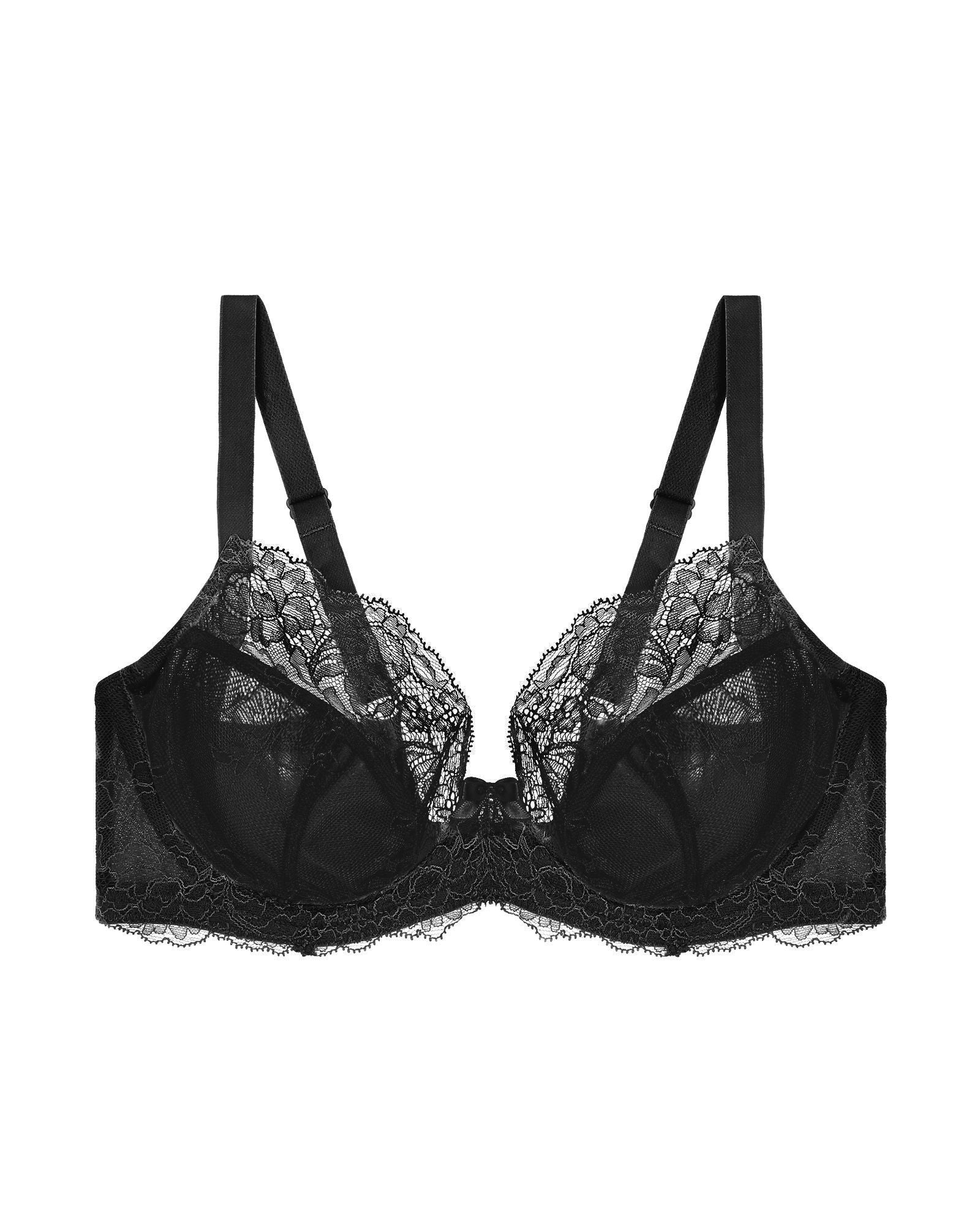 Panache Lingerie Ana Non-Padded Plunge Bra in black