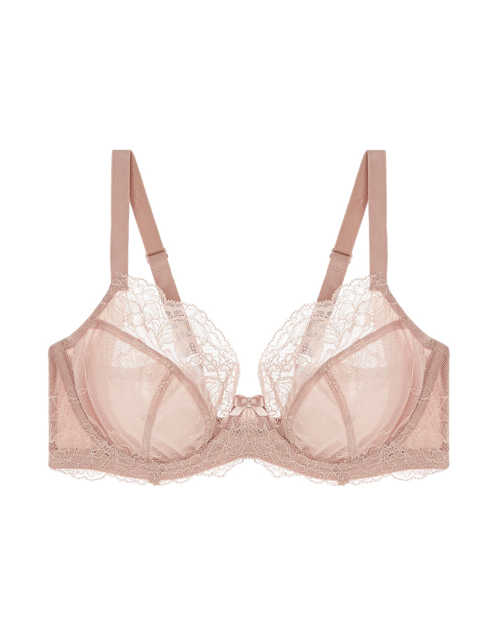 Panache Lingerie Ana Non-Padded Plunge Bra in pink