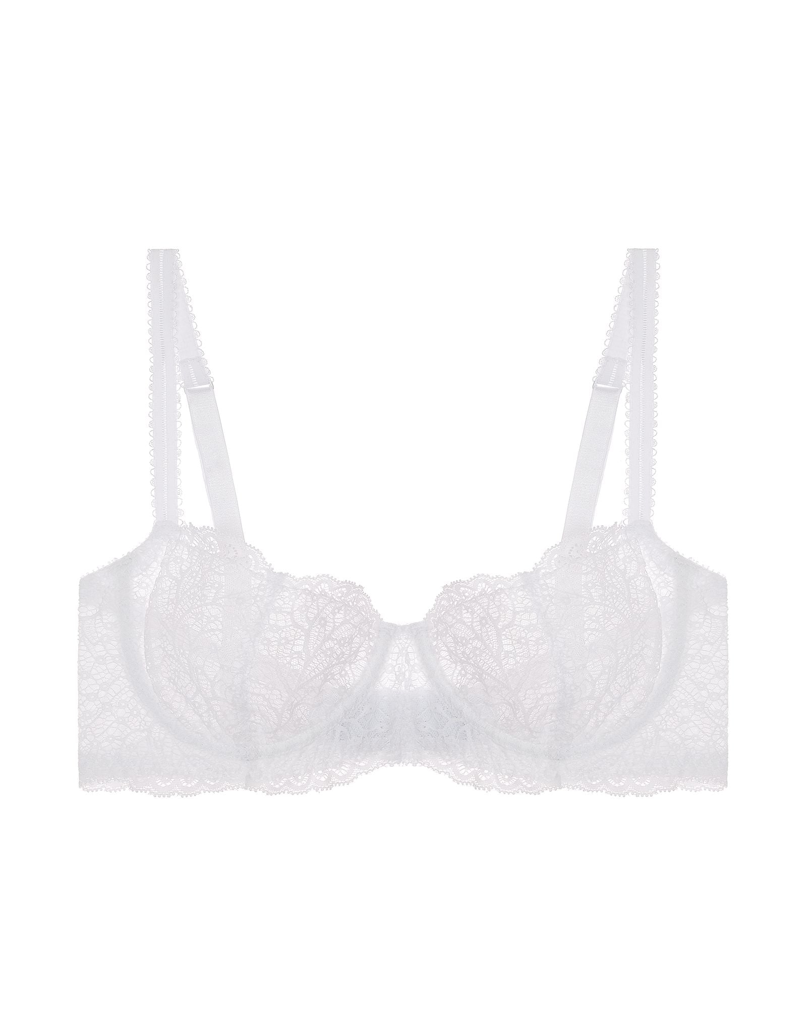 Journelle Allegra Balconette Bra in white