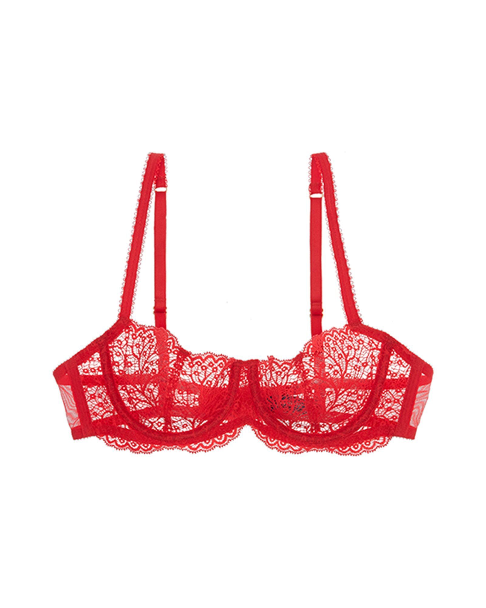 Journelle Allegra Balconette Bra in purple