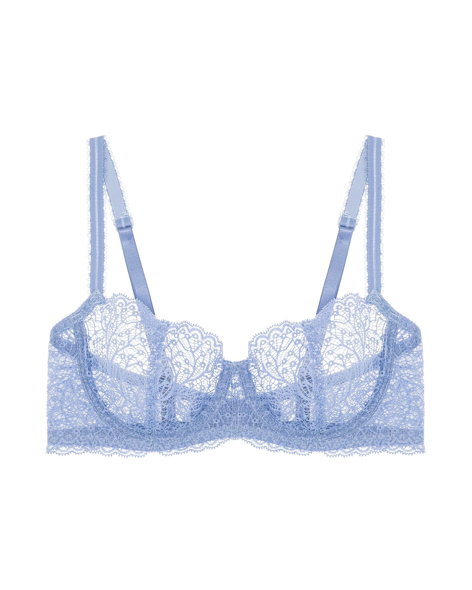 Journelle Allegra Balconette Bra in blue