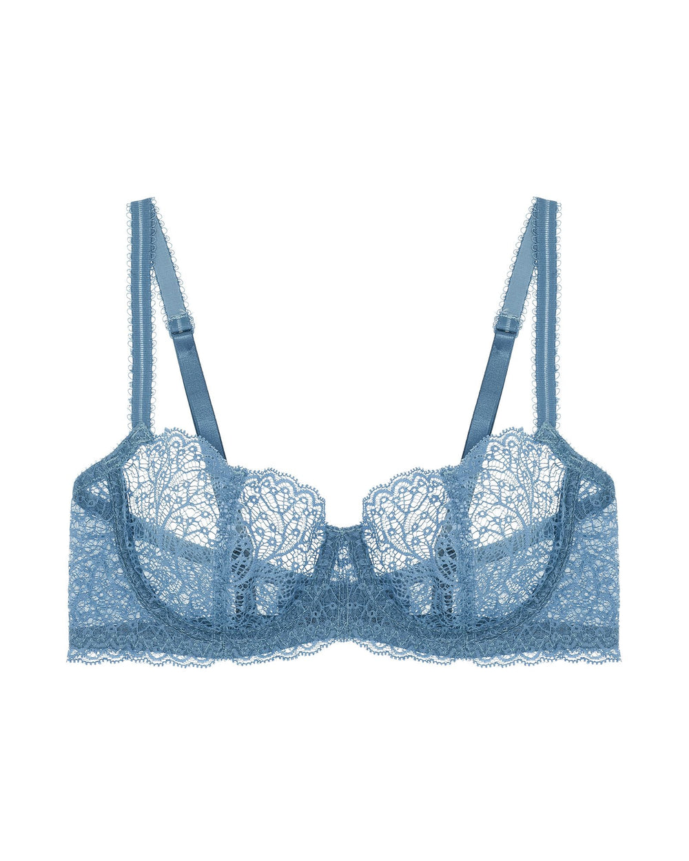Journelle Allegra Balconette Bra in blue