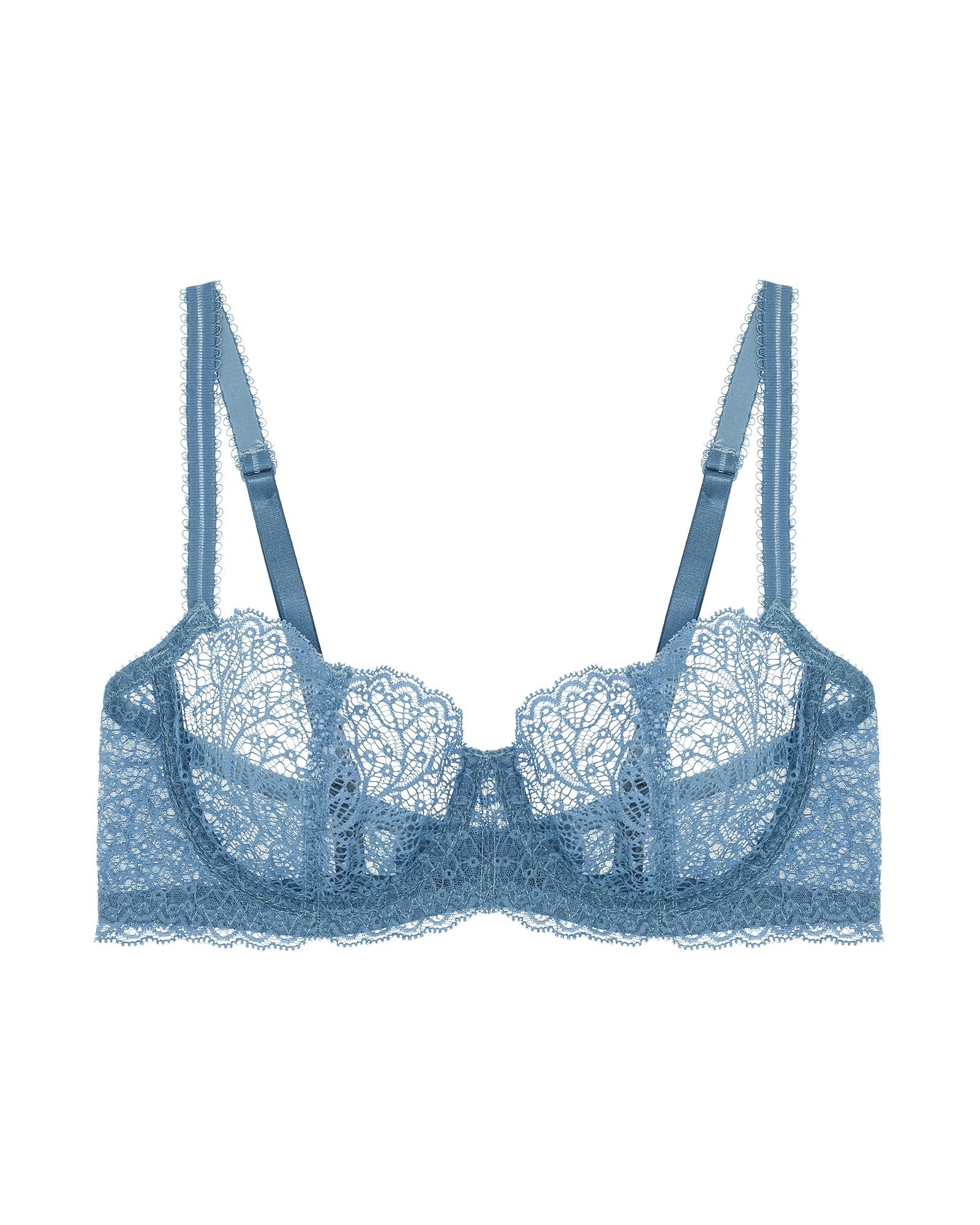 Journelle Allegra Balconette Bra in blue