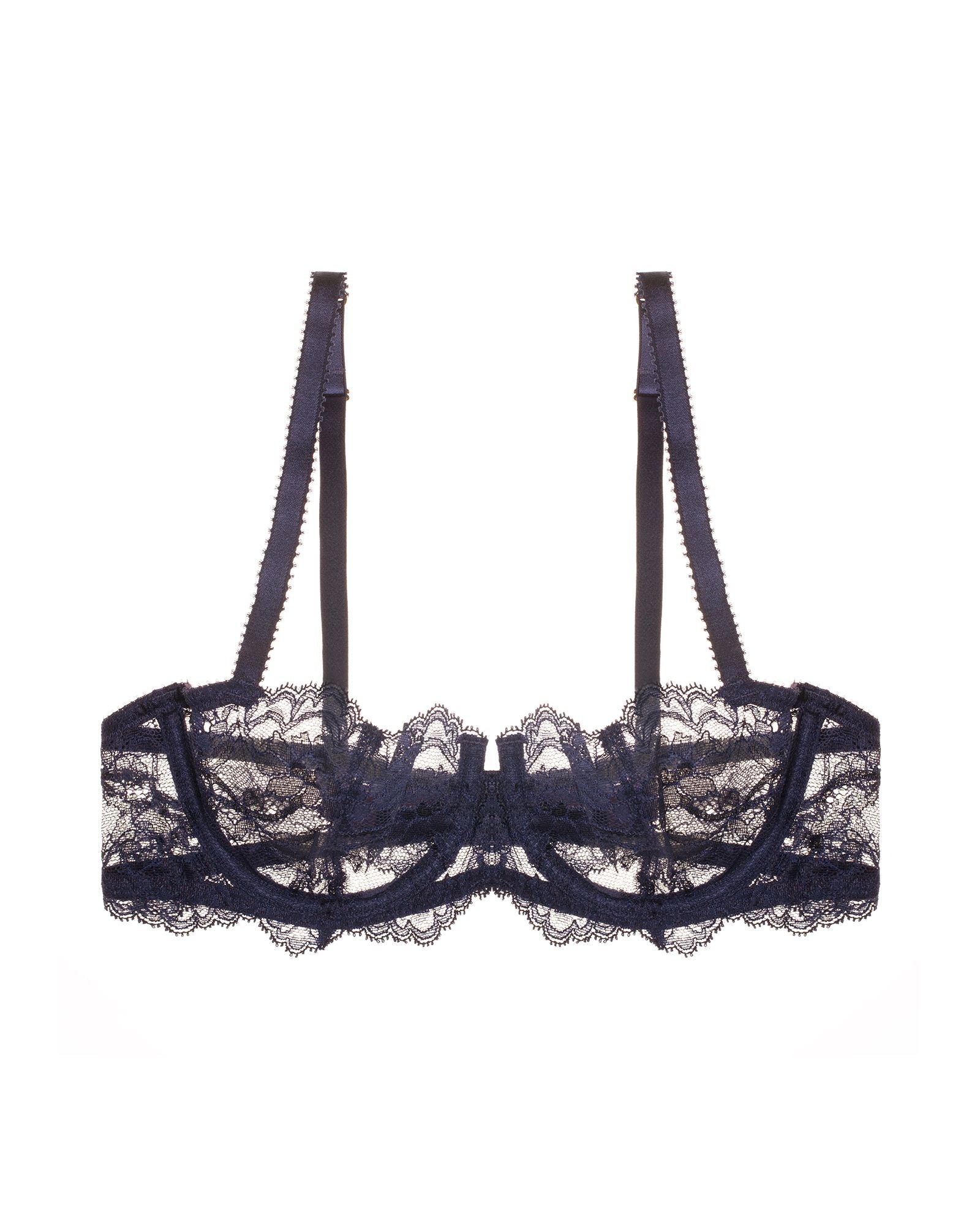 Journelle Anais Low Balconette Bra in blue