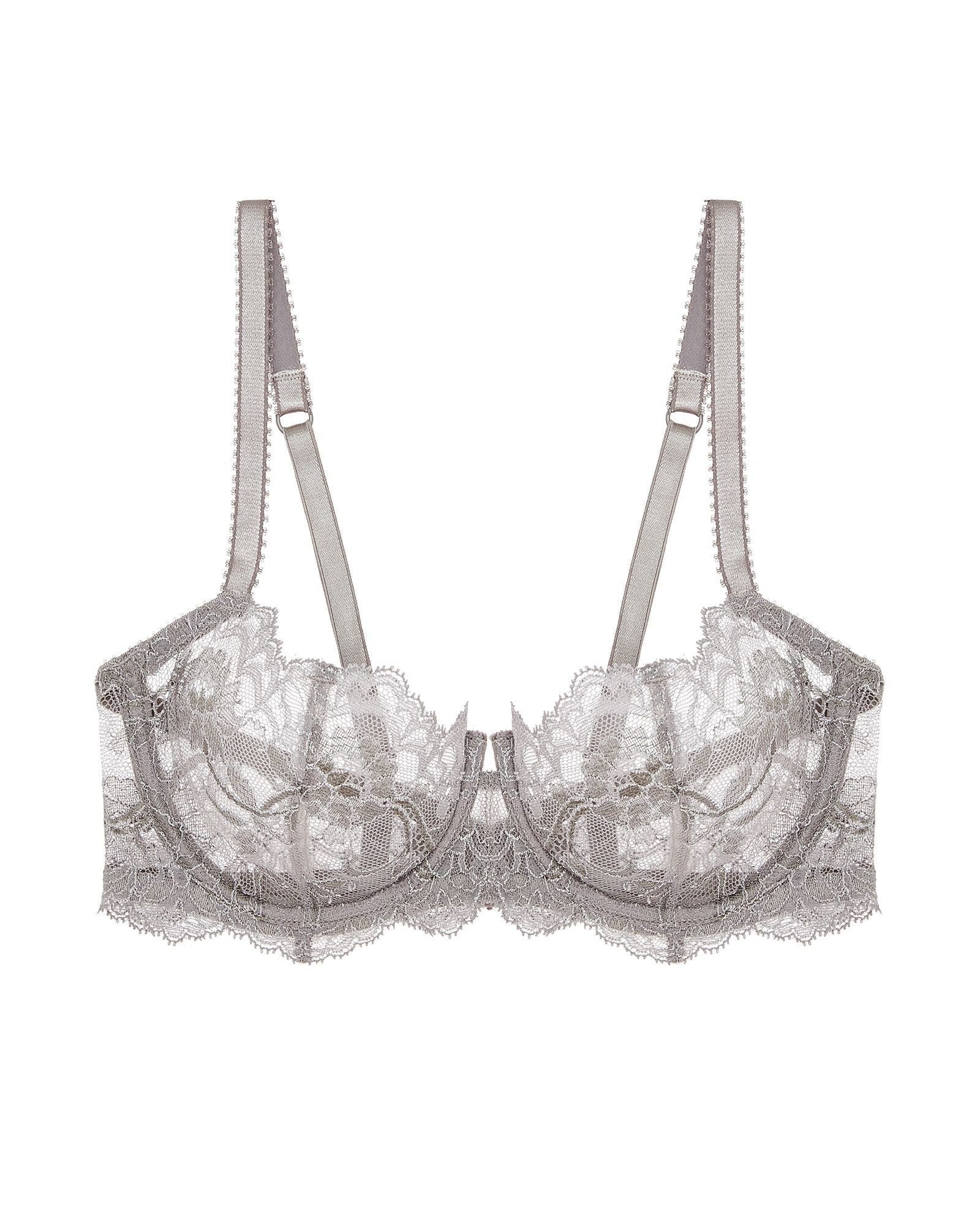 Journelle Anais Low Balconette Bra in red