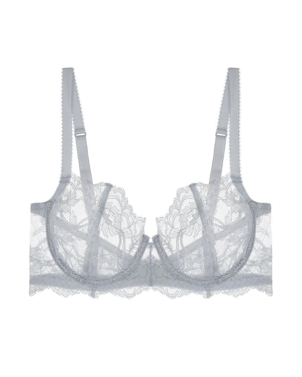 Journelle Anais Low Balconette Bra in gray