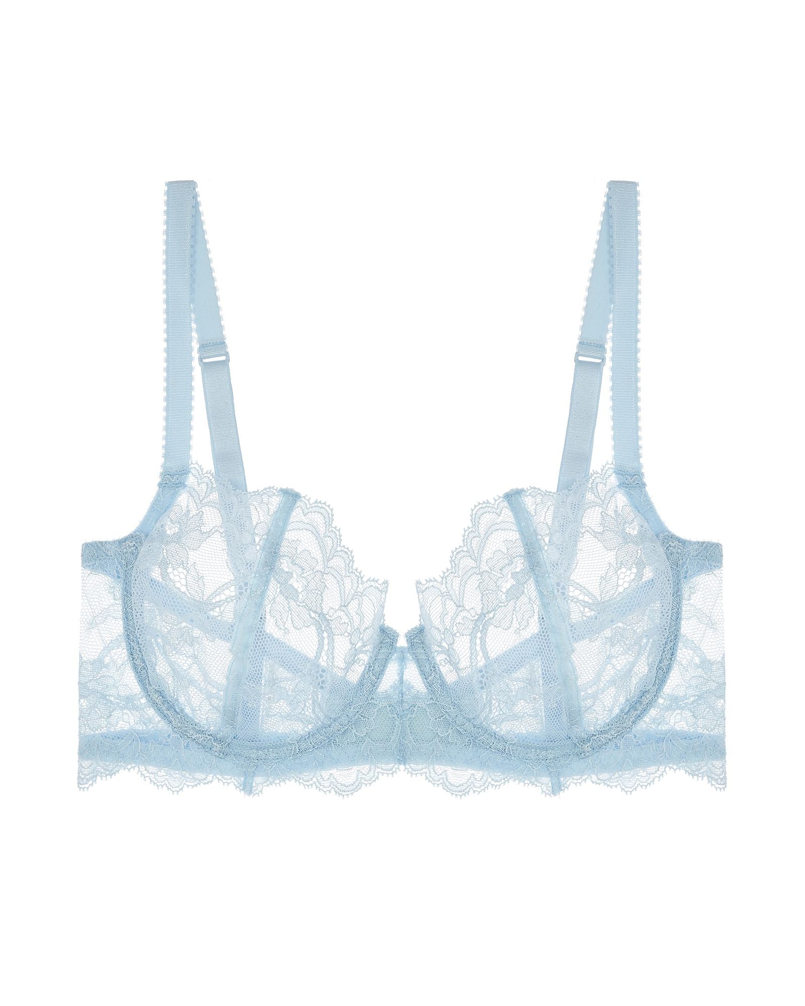 Journelle Anais Low Balconette Bra in blue
