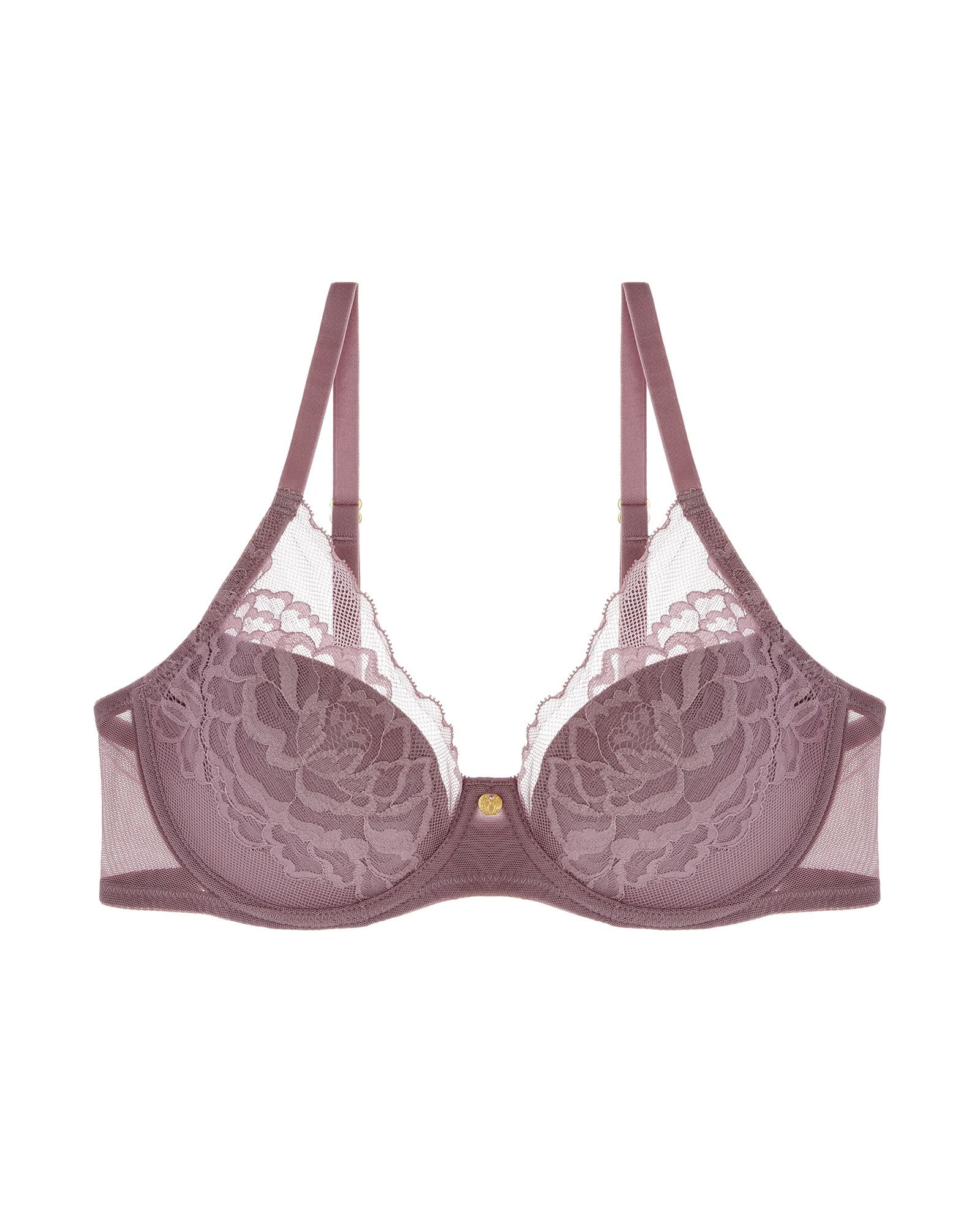 Natori Flora Contour Bra in purple
